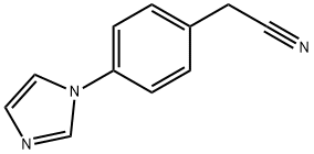 2-[4-(1H-imidazol-1-yl)phenyl]acetonitrile 结构式