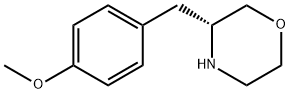 Morpholine, 3-[(4-methoxyphenyl)methyl]-, (3R)- Structure