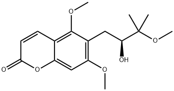 Toddalolactone 3′-O-methyl ether Struktur