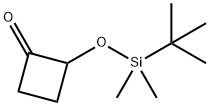 2-(tert-Butyl-dimethyl-silanyloxy)-cyclobutanone Struktur