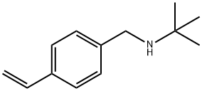 N-(1,1-二甲基乙基)-4-乙烯基苯甲胺,143673-98-7,结构式