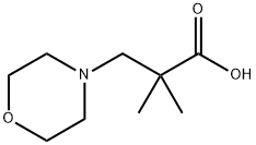 2,2-dimethyl-3-morpholinopropanoic acid Structure