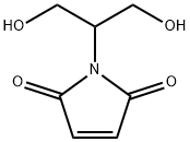 1H-Pyrrole-2,5-dione, 1-[2-hydroxy-1-(hydroxymethyl)ethyl]- Structure