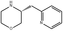 Morpholine, 3-(2-pyridinylmethyl)-, (3R)- Struktur