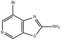 Thiazolo[5,4-c]pyridin-2-amine, 7-bromo- Struktur