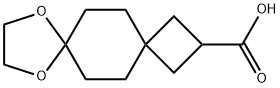 8,11-Dioxadispiro[3.2.4.2]tridecane-2-carboxylic acid Structure