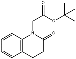 tert-Butyl 2-(2-oxo-3,4-dihydroquinolin-1-yl)acetate Structure