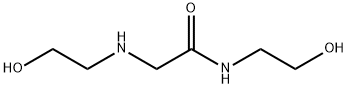 N-(2-HYDROXYETHYL)-2[(2-HYDROXYETHYL)AMINO]ACETAMIDE, 75 % 结构式