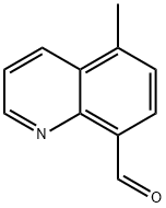 8-Quinolinecarboxaldehyde, 5-methyl- Struktur