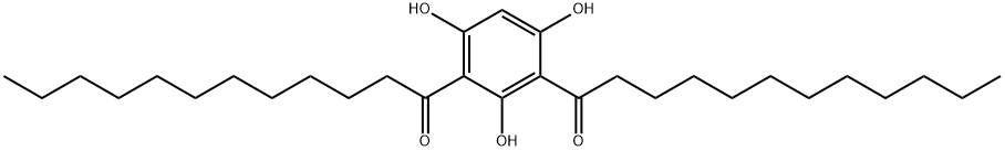 1,1''-(2,4,6-Trihydroxy-1,3-phenylene)bis(dodecan-1-one),144337-28-0,结构式