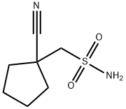 (1-cyanocyclopentyl)methanesulfonamide Struktur