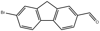 9H-FLUORENE-2-CARBOXALDEHYDE, 7-BROMO-,1443994-60-2,结构式