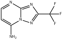 2-(三氟甲基)-[1,2,4]三唑[1,5-A]嘧啶-7-胺, 1444605-49-5, 结构式