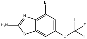 Riluzole 4-Bromo Impurity 化学構造式