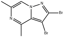 2,3-dibromo-4,6-dimethylpyrazolo[1,5-a]pyrazine Struktur