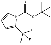 叔-丁基 2-(三氟甲基)-1H-吡咯-1-甲酸基酯,1446436-59-4,结构式