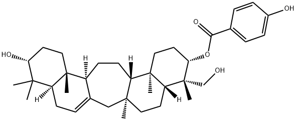 3-O-(p-Hydroxybenzoyl)serratriol Struktur