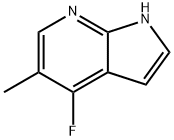 1H-Pyrrolo[2,3-b]pyridine, 4-fluoro-5-methyl- Structure