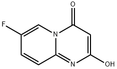 7-fluoro-2-hydroxy-4H-pyrido[1,2-a]pyrimidin-4-one Struktur
