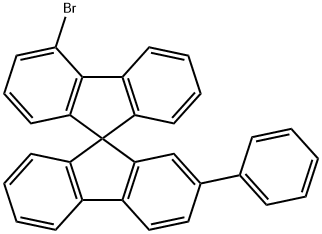 4′-溴-2-苯基-9,9′-螺二[9H-芴], 1450933-21-7, 结构式