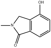 1H-Isoindol-1-one, 2,3-dihydro-4-hydroxy-2-methyl- 化学構造式