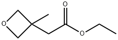 3-Oxetaneacetic acid, 3-methyl-, ethyl ester Struktur