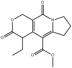 1H-Pyrano[3,4-f]indolizine-5-carboxylic acid, 4-ethyl-3,4,6,7,8,10-hexahydro-3,10-dioxo-, methyl ester Structure