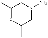 4-Morpholinamine, 2,6-dimethyl- Struktur