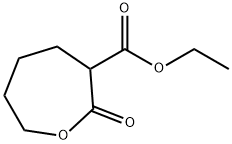 ethyl 2-oxooxepane-3-carboxylate 化学構造式