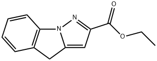 4H-Pyrazolo[1,5-a]indole-2-carboxylic acid, ethyl ester Struktur