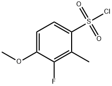 3-氟-4-甲氧基-2-甲基苯磺酰氯, 1461705-63-4, 结构式