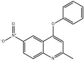 2-methyl-6-nitro-4-phenoxyquinoline Structure