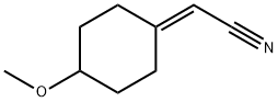 2-(4-Methoxycyclohexylidene)acetonitrile Structure