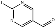 2-iodopyrimidine-5-carbaldehyde Struktur