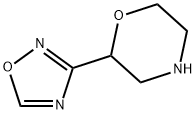 Morpholine, 2-(1,2,4-oxadiazol-3-yl)- Struktur