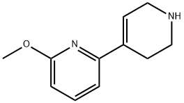 6-甲氧基-1',2',3',6'-四氢-2,4'-联吡啶 结构式