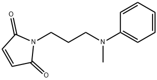 1-(3-(甲基(苯基)氨基)丙基)-1H-吡咯-2,5-二酮, 146426-00-8, 结构式