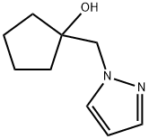 Cyclopentanol, 1-(1H-pyrazol-1-ylmethyl)- Structure