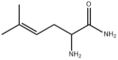 4-Hexenamide, 2-amino-5-methyl- Struktur