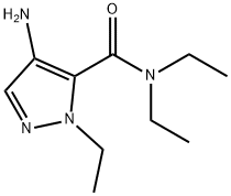 4-amino-N,N,1-triethyl-1H-pyrazole-5-carboxamide Structure