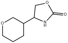 2-Oxazolidinone, 4-(tetrahydro-2H-pyran-3-yl)- Structure