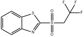 Benzothiazole, 2-[(2,2,2-trifluoroethyl)sulfonyl]- Struktur