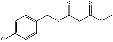 Propanoic acid, 3-[[(4-chlorophenyl)methyl]amino]-3-oxo-, methyl ester,1466514-73-7,结构式