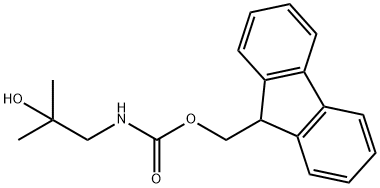 Carbamic acid, N-(2-hydroxy-2-methylpropyl)-, 9H-fluoren-9-ylmethyl ester,1466611-97-1,结构式