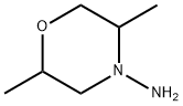 4-Morpholinamine, 2,5-dimethyl- Structure