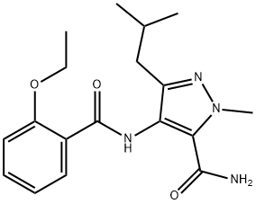 1H-Pyrazole-5-carboxamide, 4-[(2-ethoxybenzoyl)amino]-1-methyl-3-(2-methylpropyl)-|枸橼酸西地那非杂质29