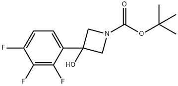 tert-Butyl 3-hydroxy-3-(2,3,4-trifluorophenyl)azetidine-1-carboxylate|3-羟基-3-(2,3,4-三氟苯基)氮杂环丁烷-1-羧酸叔丁酯