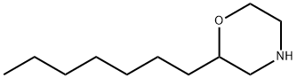 Morpholine, 2-heptyl- 化学構造式