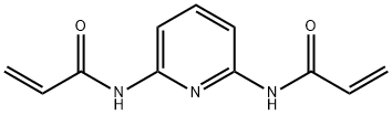 2-Propenamide, N,N'-2,6-pyridinediylbis- Structure