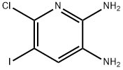 2,3-Pyridinediamine, 6-chloro-5-iodo- 化学構造式